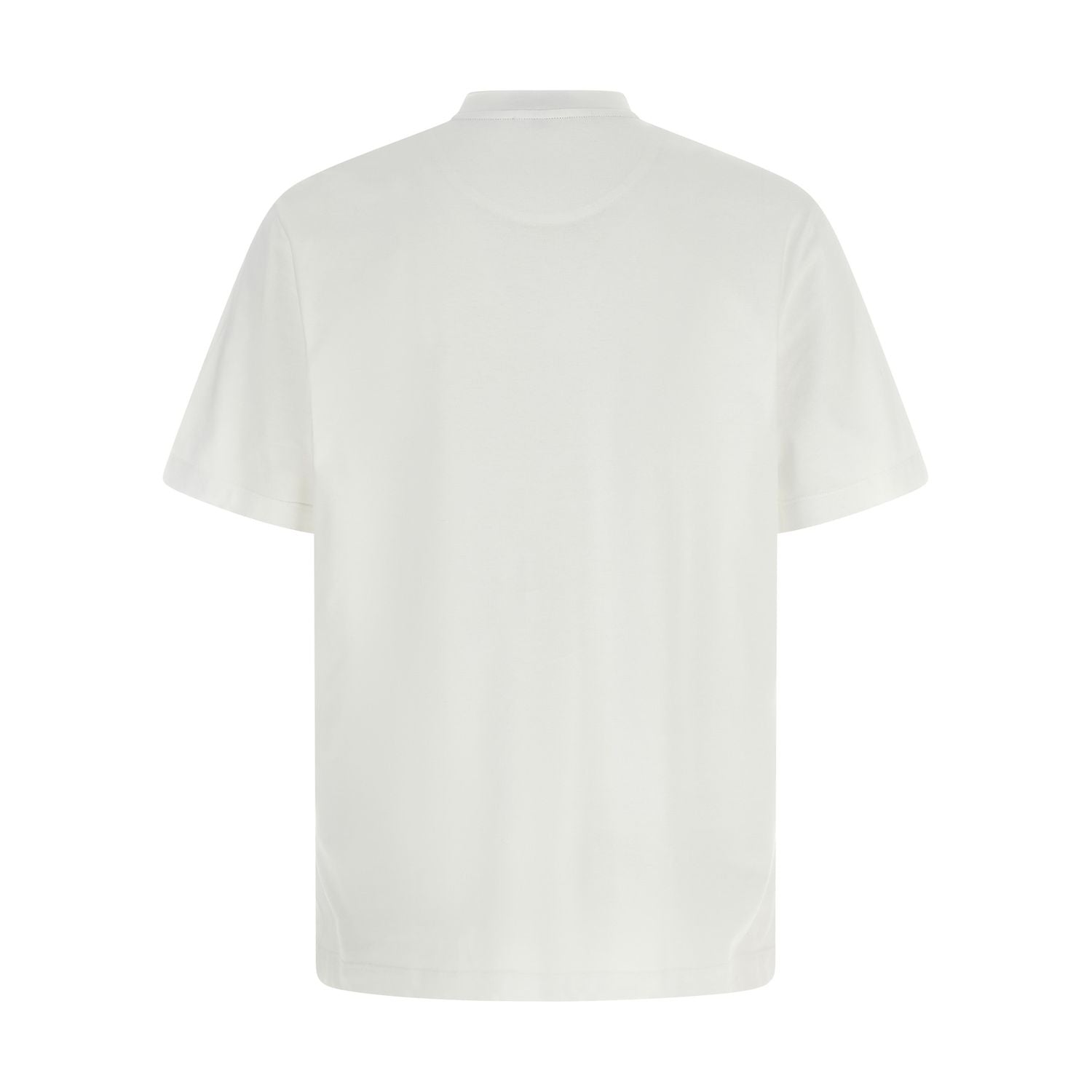 Brioni White Cotton T-Shirt
