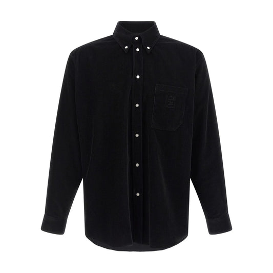 Fendi Black Cotton Blouse