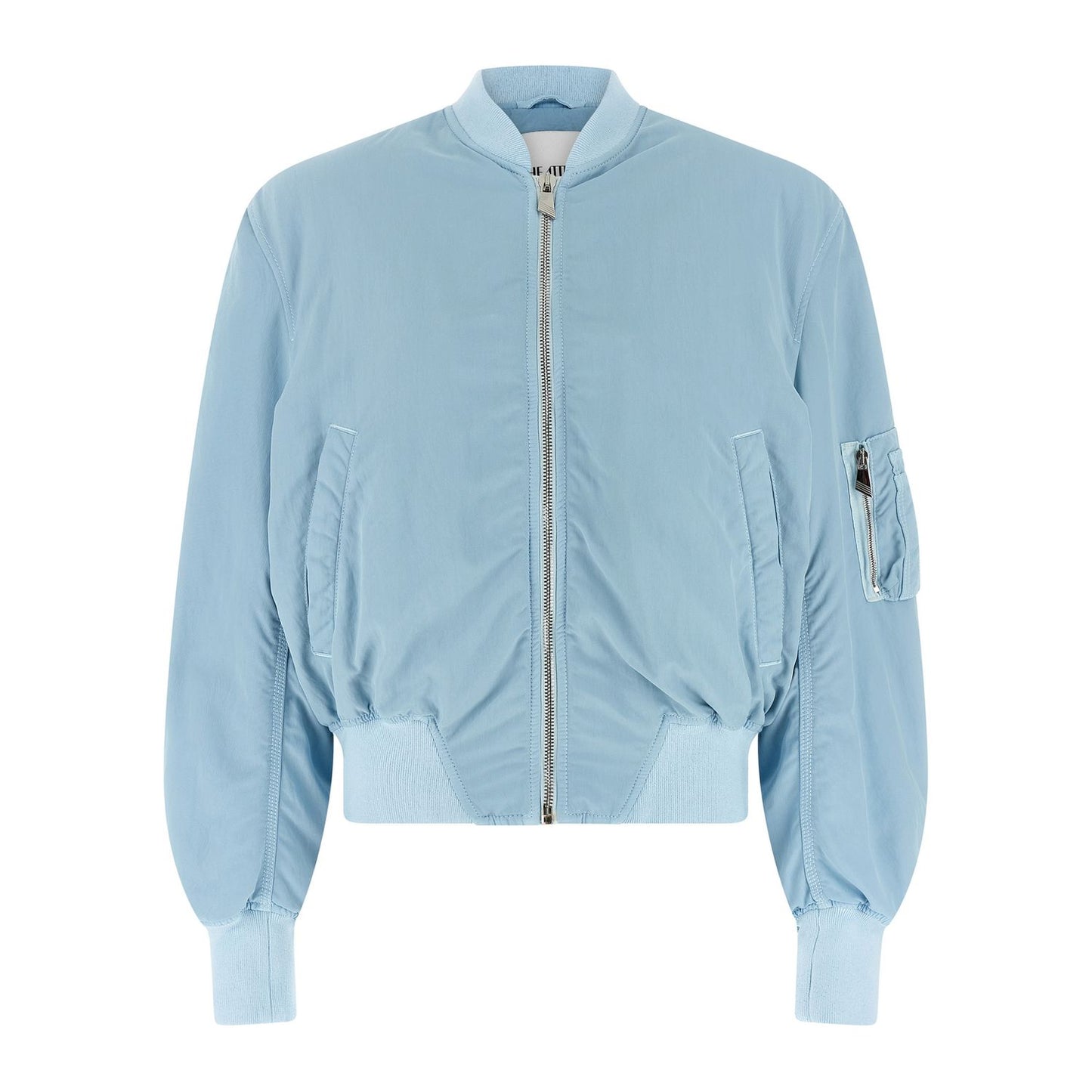 The Attico Blue Polyamide Bomber