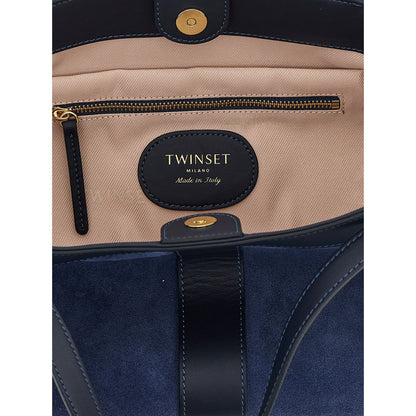 Twinset Blue Polyethylene Shoulder Bag