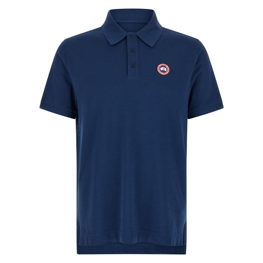 Canada Goose Blue Cotton Polo Shirt
