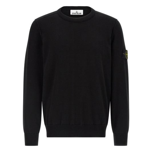 Stone Island Black Cotton Cardigan