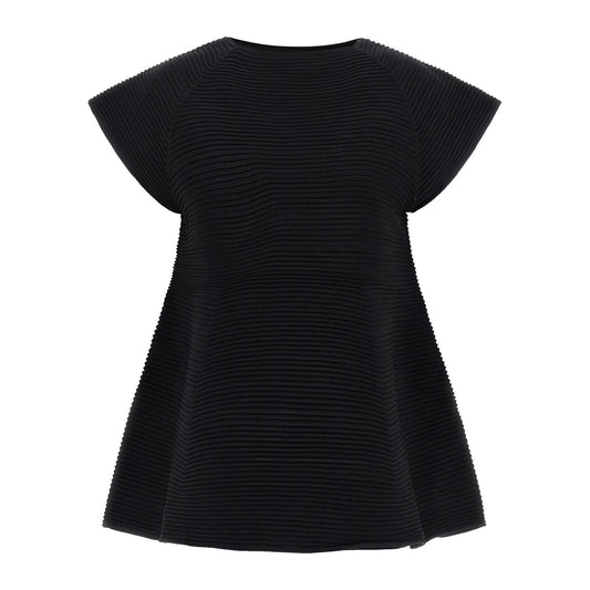 Issey Miyake Black Polyester Short Dress