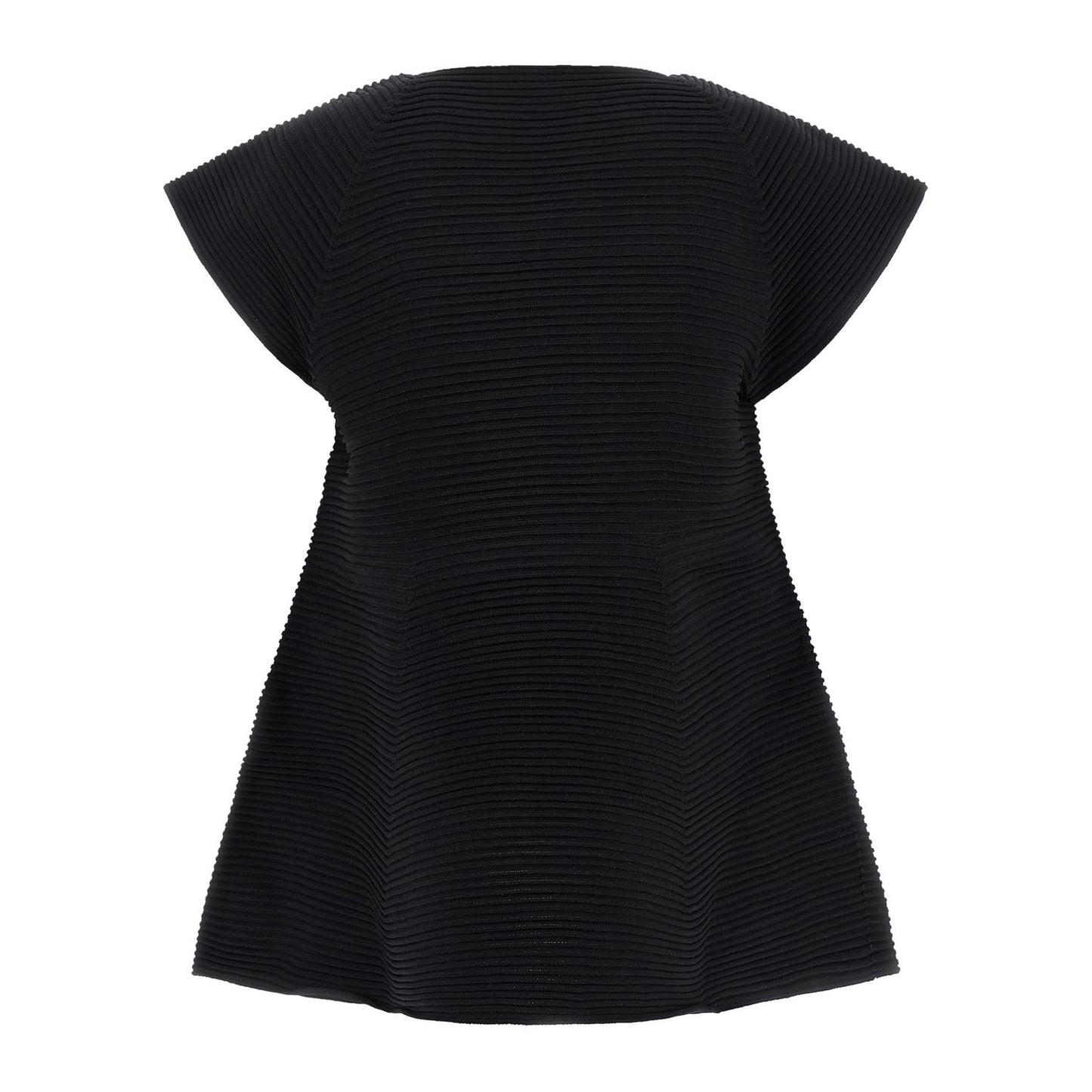 Issey Miyake Black Polyester Short Dress