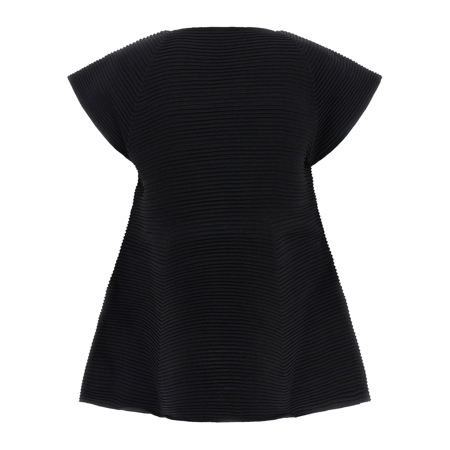 Issey Miyake Black Polyester Short Dress