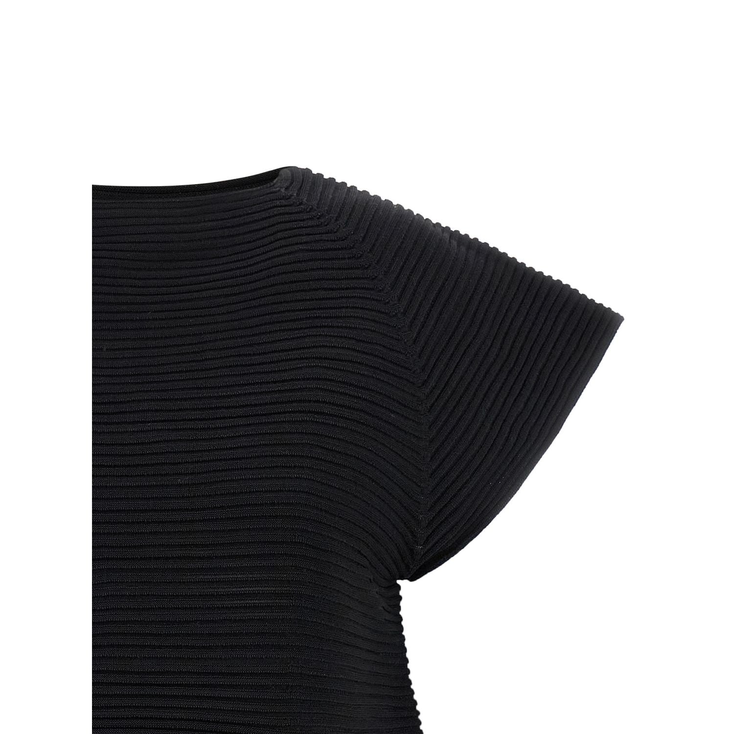 Issey Miyake Black Polyester Short Dress