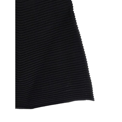 Issey Miyake Black Polyester Short Dress