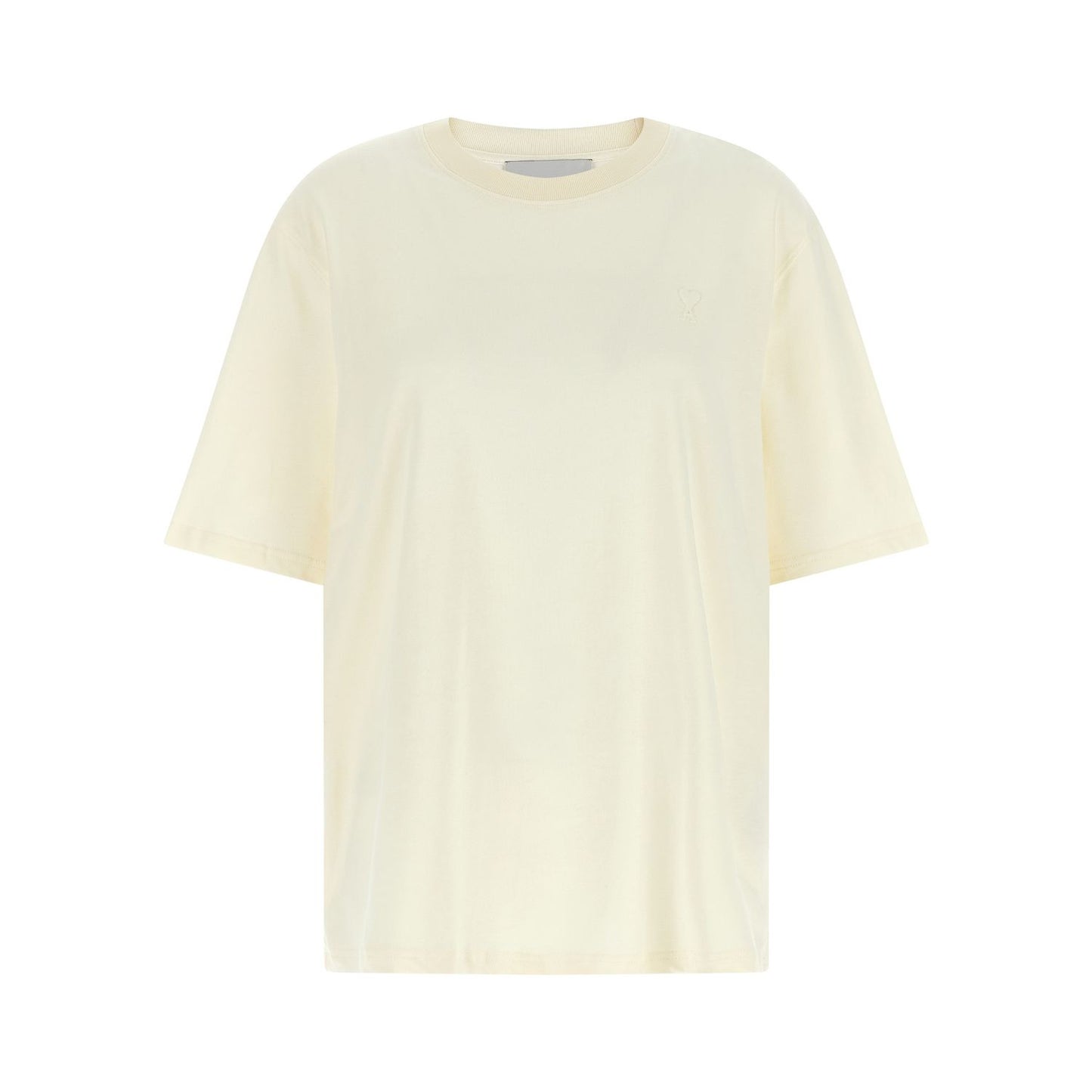 Ami Paris White Cotton T-Shirt