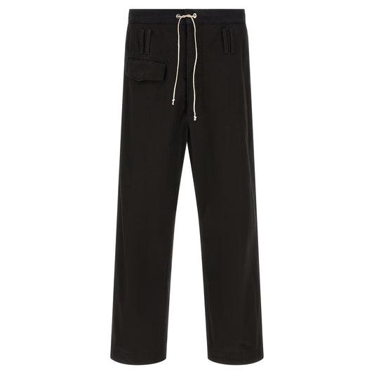 Namacheko Black Cotton Casual Pants
