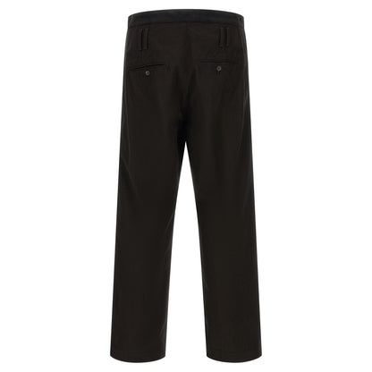 Namacheko Black Cotton Casual Pants