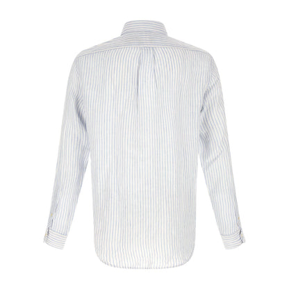 Polo Ralph Lauren Blue Linen Blouse
