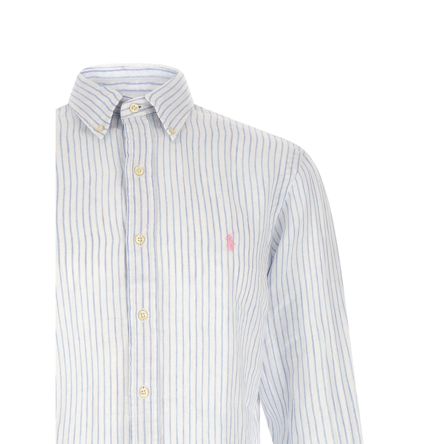 Polo Ralph Lauren Blue Linen Blouse