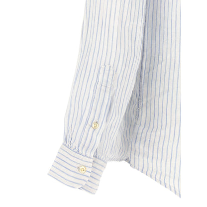 Polo Ralph Lauren Blue Linen Blouse