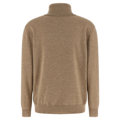 Brunello Cucinelli Beige Cashmere Cardigan