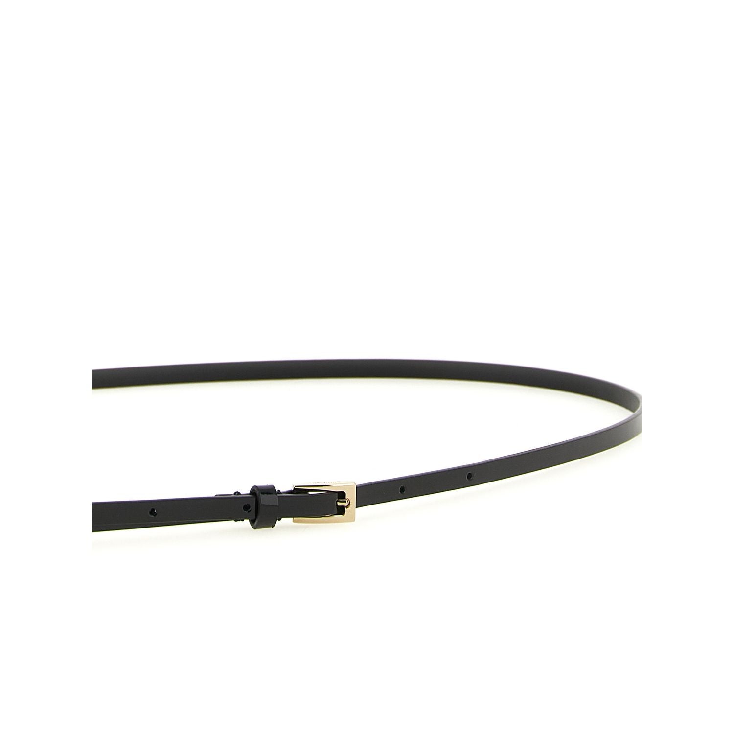 Tom Ford Black Calfskin Thin Belt