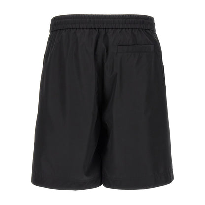 Givenchy Black Polyester Bermuda Shorts