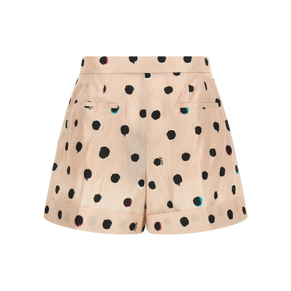Fendi Multicolor Silk Bermuda Shorts