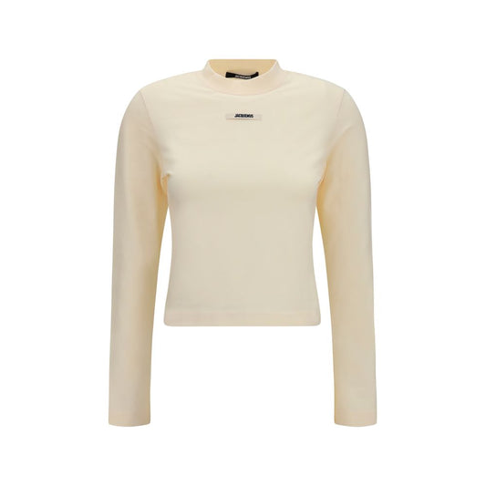 Jacquemus Beige Cotton Long Sleeve T-Shirt