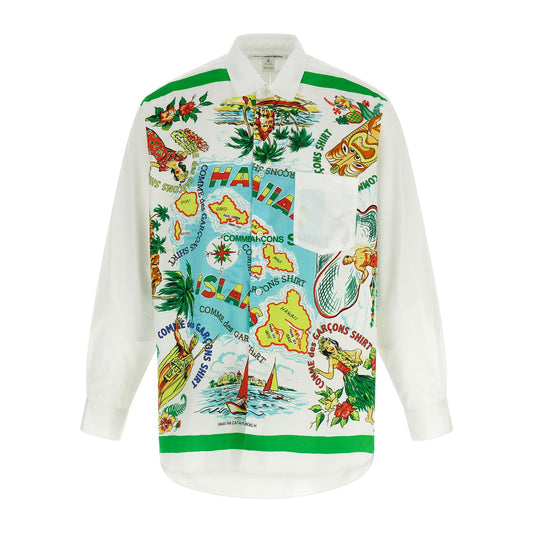 Comme Des Garçons Multicolor Cotton Blouse