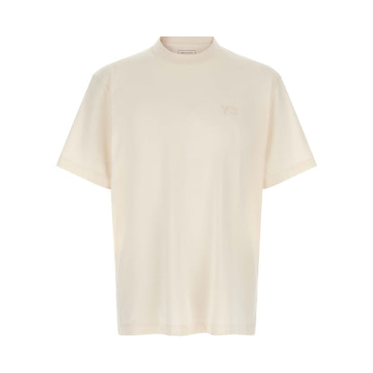 Y-3 White Cotton T-Shirt