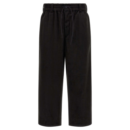 Y-3 Black Recycled Polyester Joggers (Workout Pants)