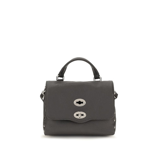 Zanellato Gray Calf Leather Bos Taurus Handbag