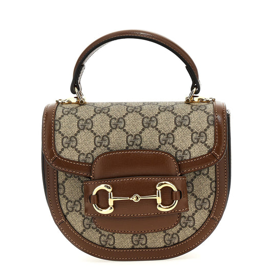Gucci Brown Polyethylene Handbag