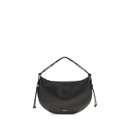 Coccinelle Black Calf Leather Bos Taurus Shoulder Bag