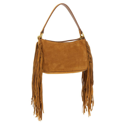Twinset Brown Leather Shoulder Bag