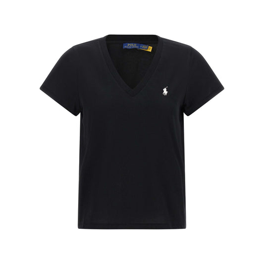 Polo Ralph Lauren Black Cotton T-Shirt
