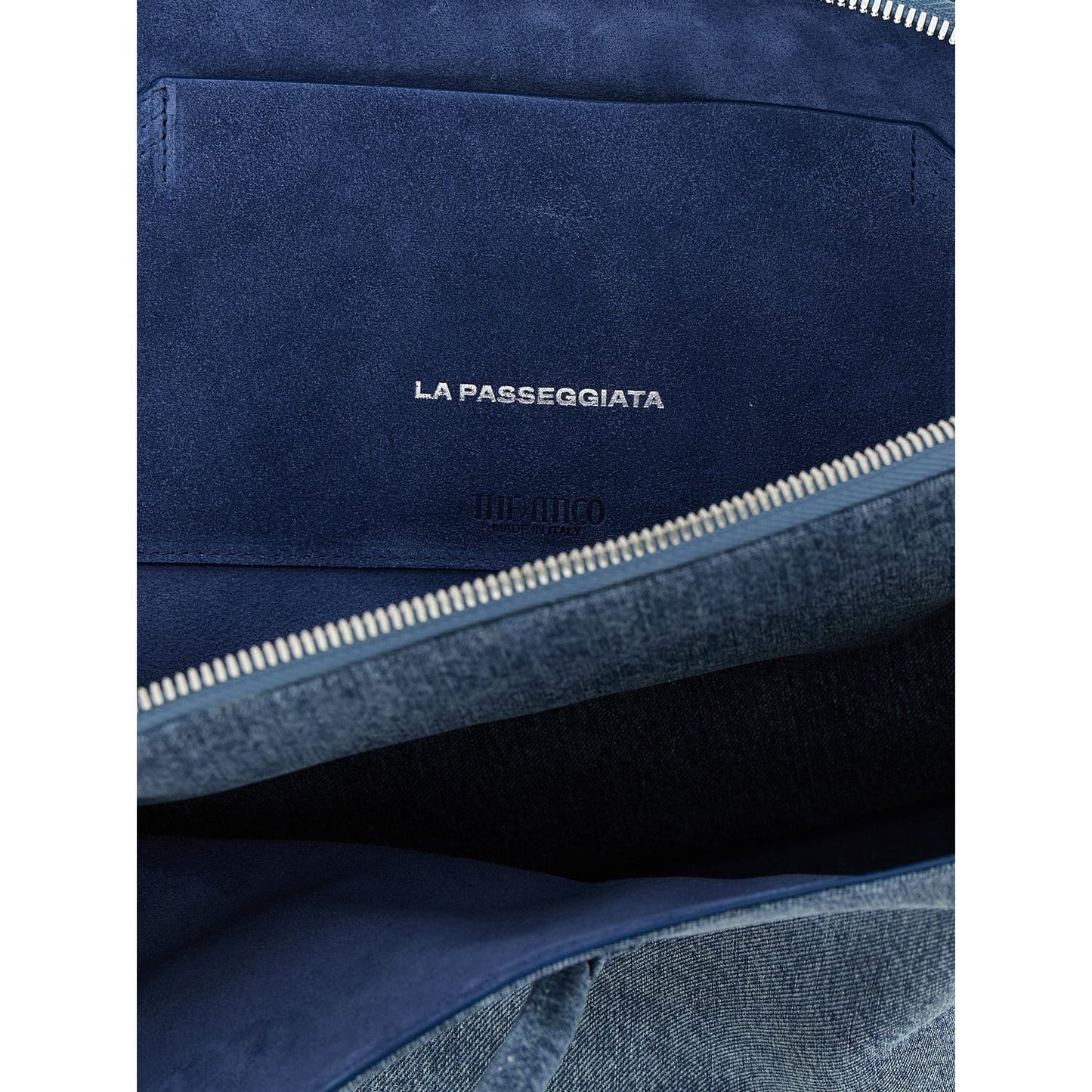 The Attico Blue Cotton Shoulder Bag