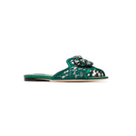 Dolce & Gabbana Slippers in lace with crystals Sandals