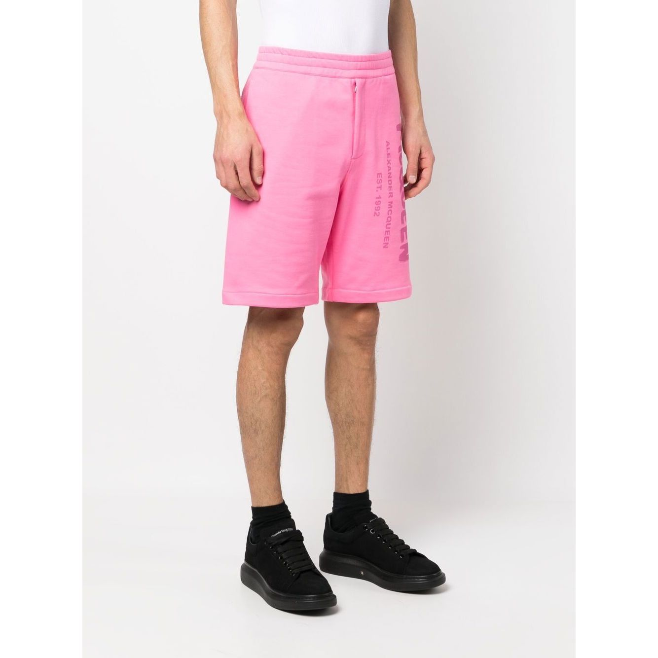 Alexander McQueen Graffiti-print Track Shorts Short trousers