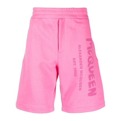 Alexander McQueen Graffiti-print Track Shorts Short trousers