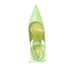 BY FAR PRE With Heel Green Medium Heel