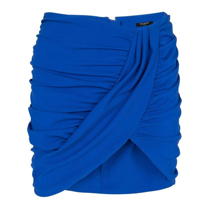 Balmain Ruched mini skirt