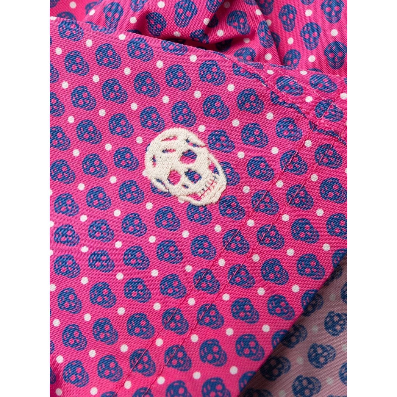 Alexander McQueen skull motif swim shorts