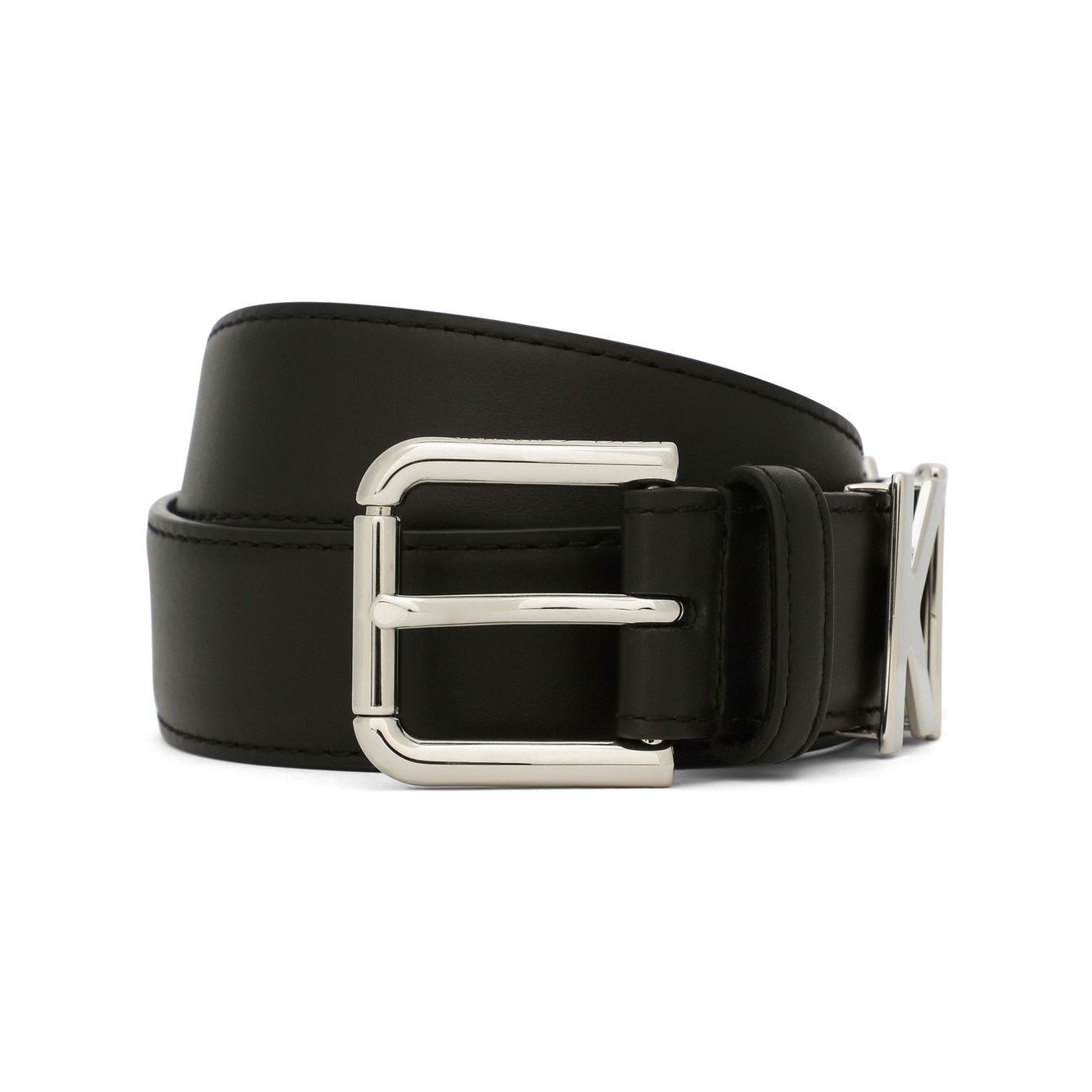 Dolce & Gabbana logo-lettering Leather Belt
