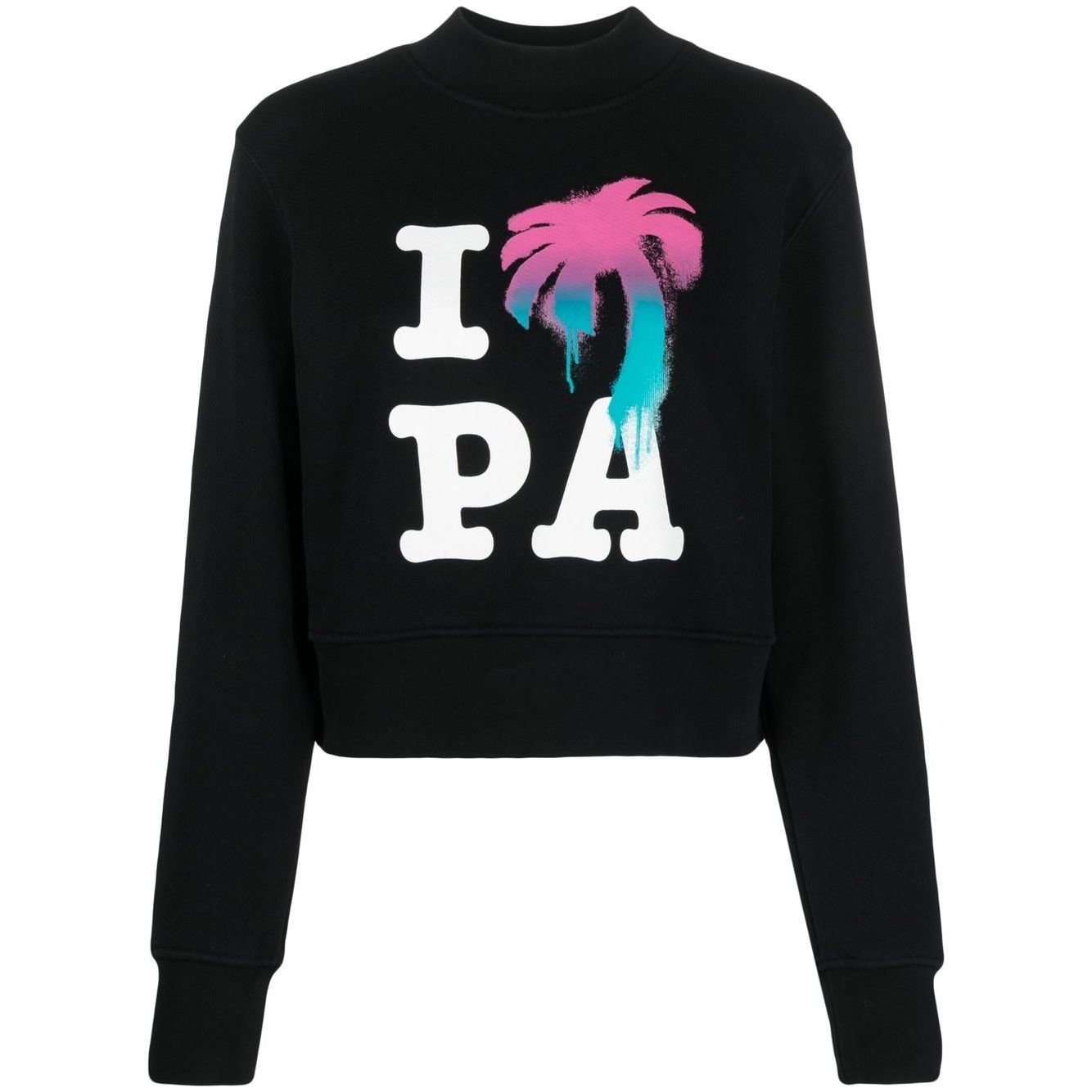 Palm Angels Sweaters Black Topwear