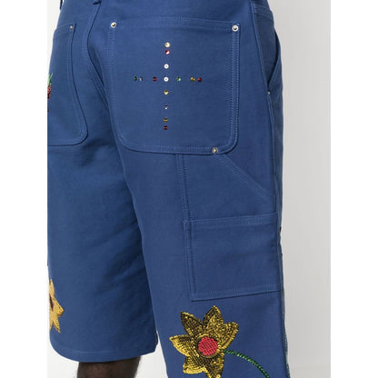 SKY HIGH FARM WORKWEAR Shorts Blue