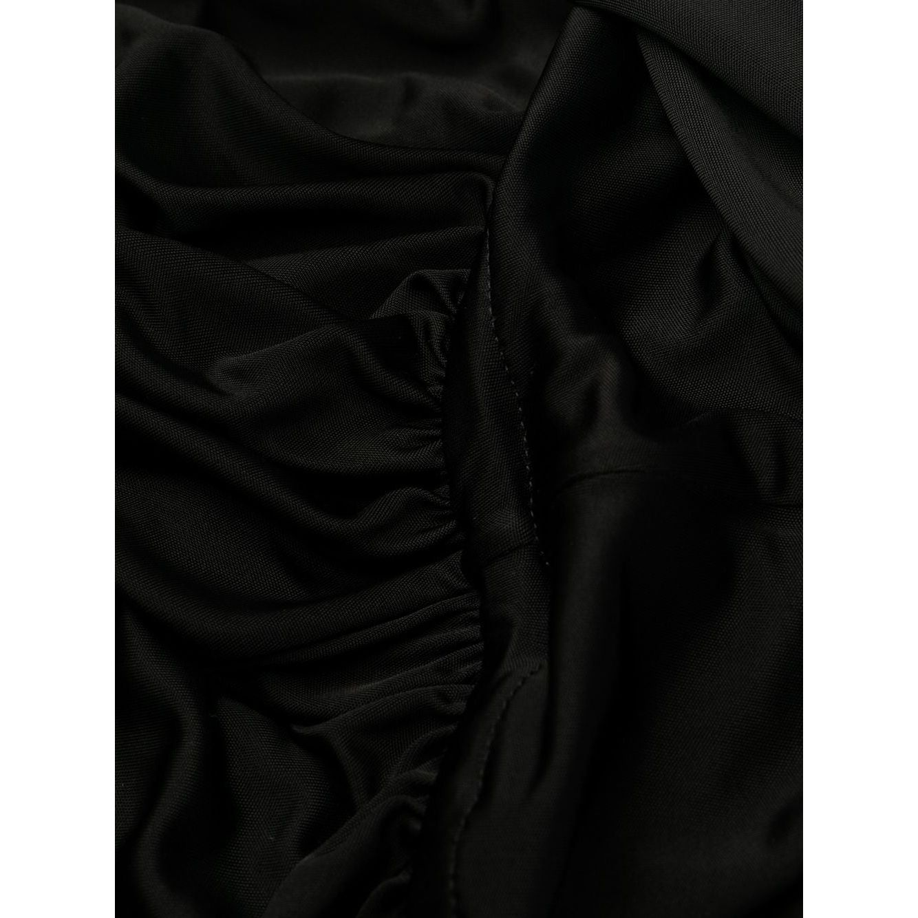 Saint Laurent draped sleeveless jersey dress