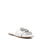 Tory Burch Logo Embossed Slides Sandals