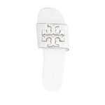 Tory Burch Logo Embossed Slides Sandals