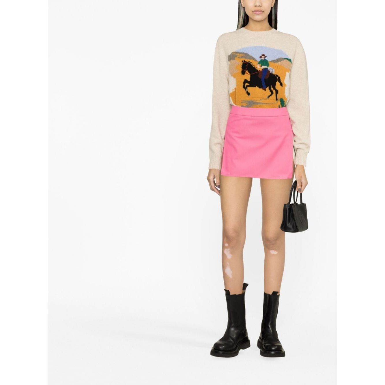 Palm Angels Skirts Fuchsia