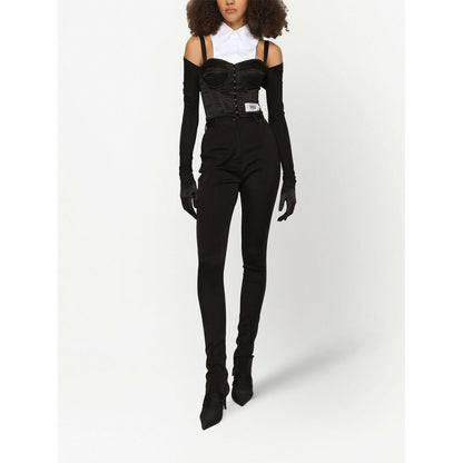 Dolce & Gabbana layered-shirt corset top Topwear