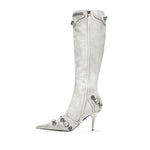 Balenciaga cagole leather boots Boots
