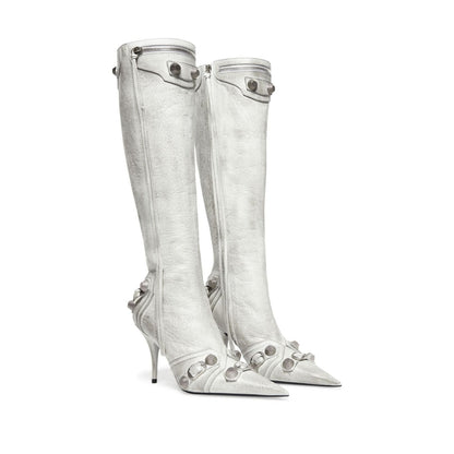 Balenciaga cagole leather boots Boots