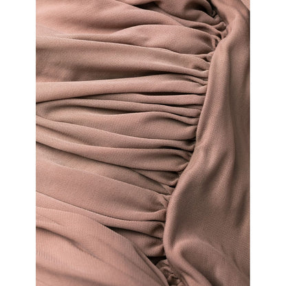 Saint Laurent Sleeveless Draped Minidress