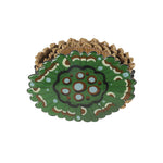 Exquisite J Striped raffia belt Belts