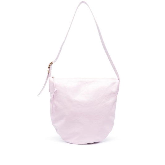 Jil Sander medium crinkled leather shoulder bag Shoulder